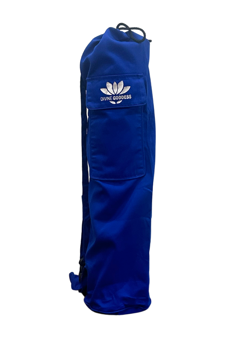 Yoga Mat Bag Navy Luna Lotus Foil