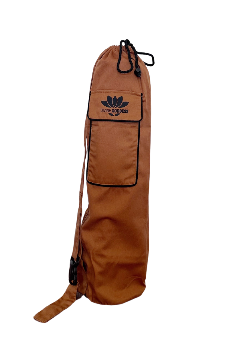 Yoga Mat Bag Caramel Lotus