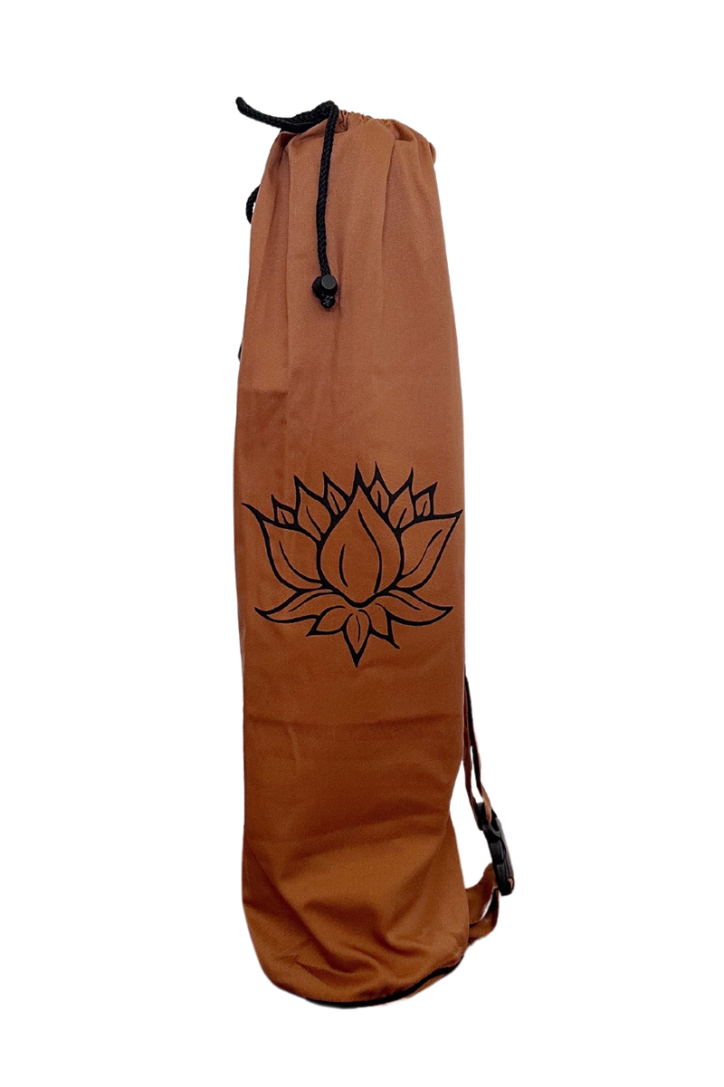 Yoga Mat Bag Caramel Lotus