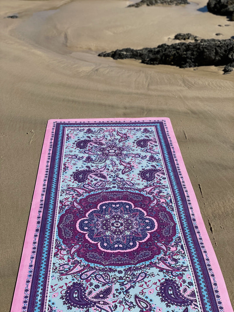 Eco Luxe Magic Carpet Paisley Turquoise